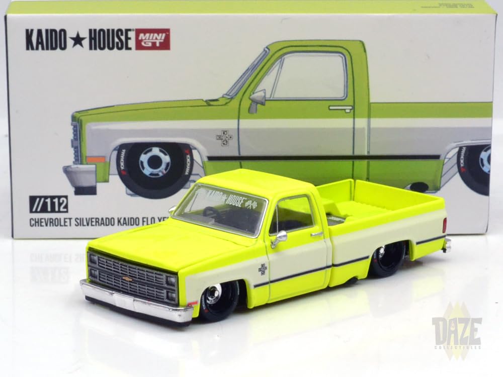 Amazon | MINI GT KAIDO HOUSE - CHEVROLET SILVERADO KAIDO FLO V1